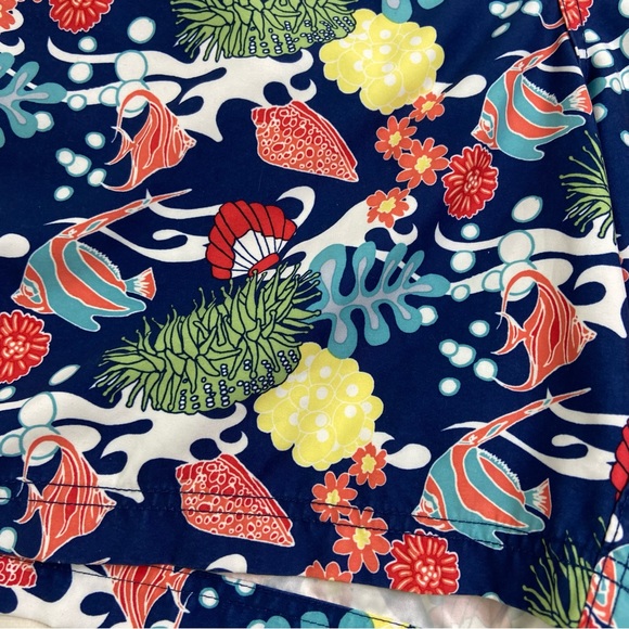Nautica fish ocean sea life swim trunks. Size XL - Picture 2 of 9